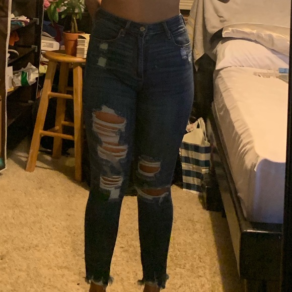 Dark denim skinnies - Picture 5 of 5